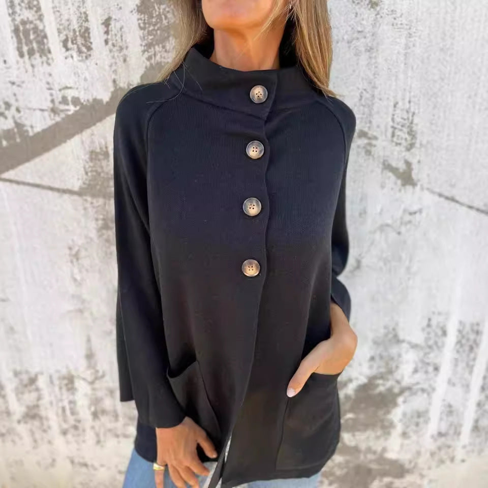 Damen gemütliche und stilvolle Langjacke Sovae
