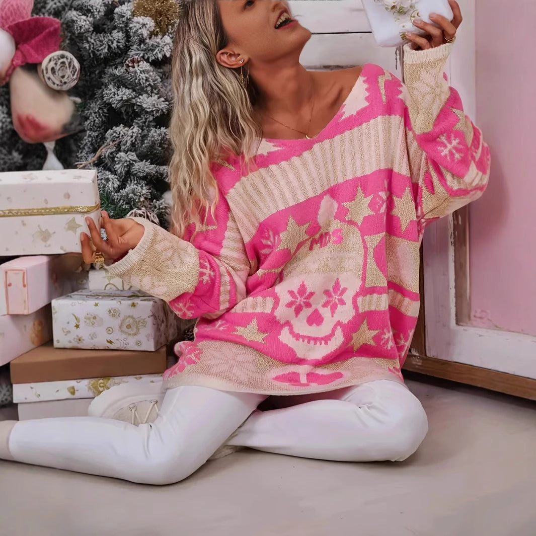 Damen Kuscheliger Oversized-Pullover Sovae