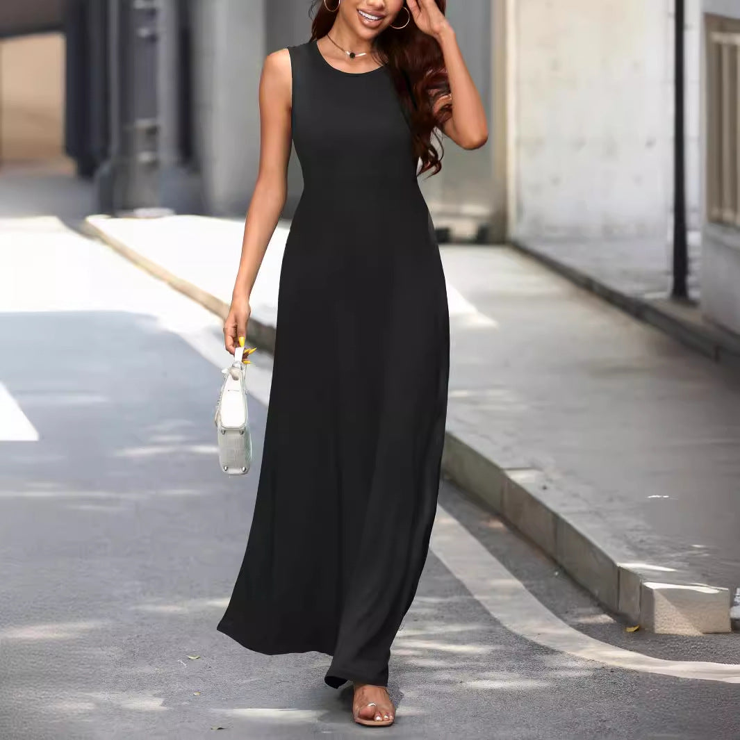 Damen elegantes Maxikleid mit edlem Schnitt Sovae