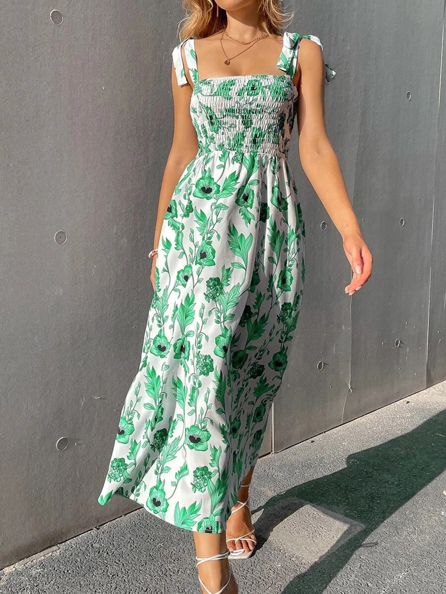 Damen Sommerliches Maxikleid Sovae