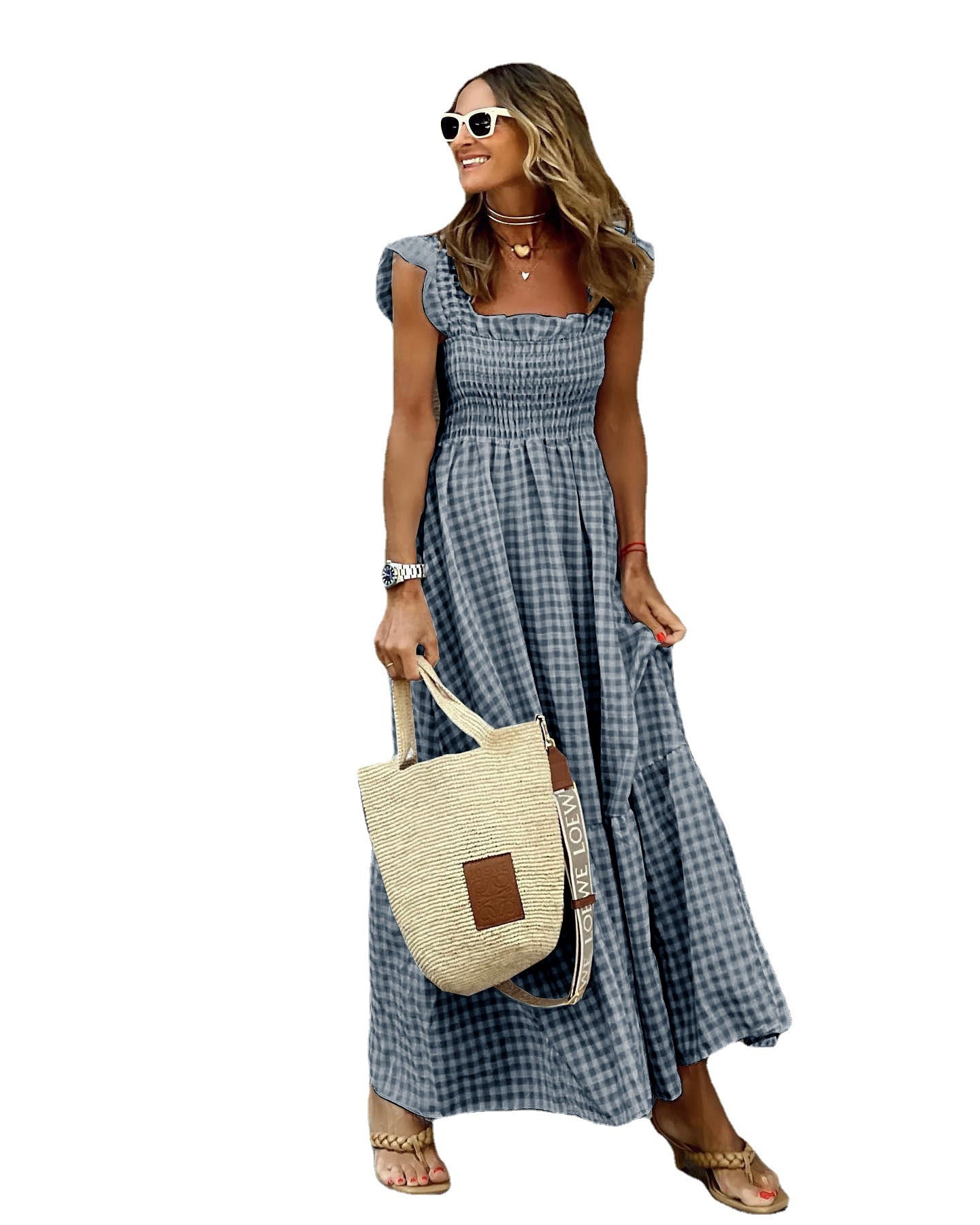Damen Maxikleid Sovae