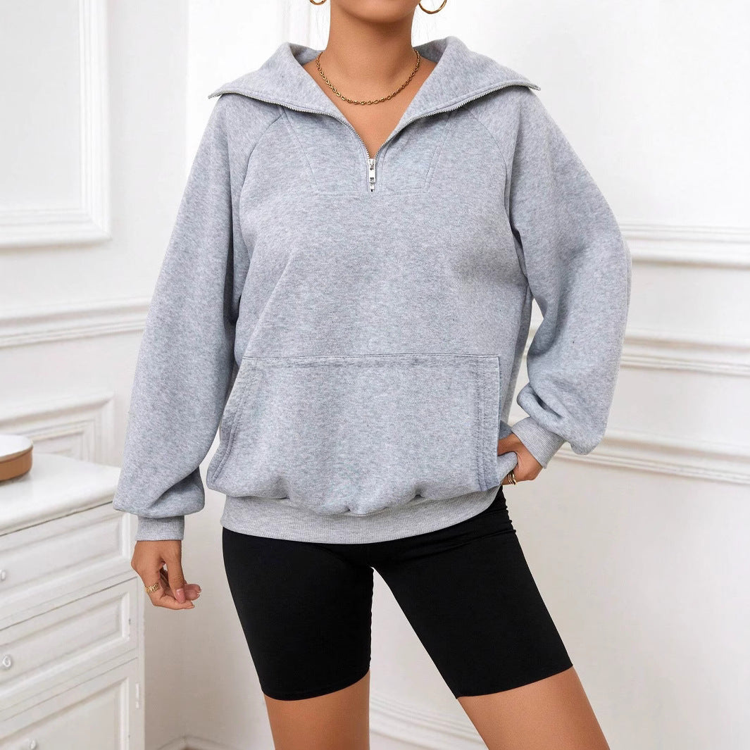 Damen sportlicher Sweatpullover Sovae
