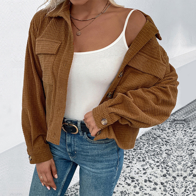 Damen leichte Kordjacke Sovae