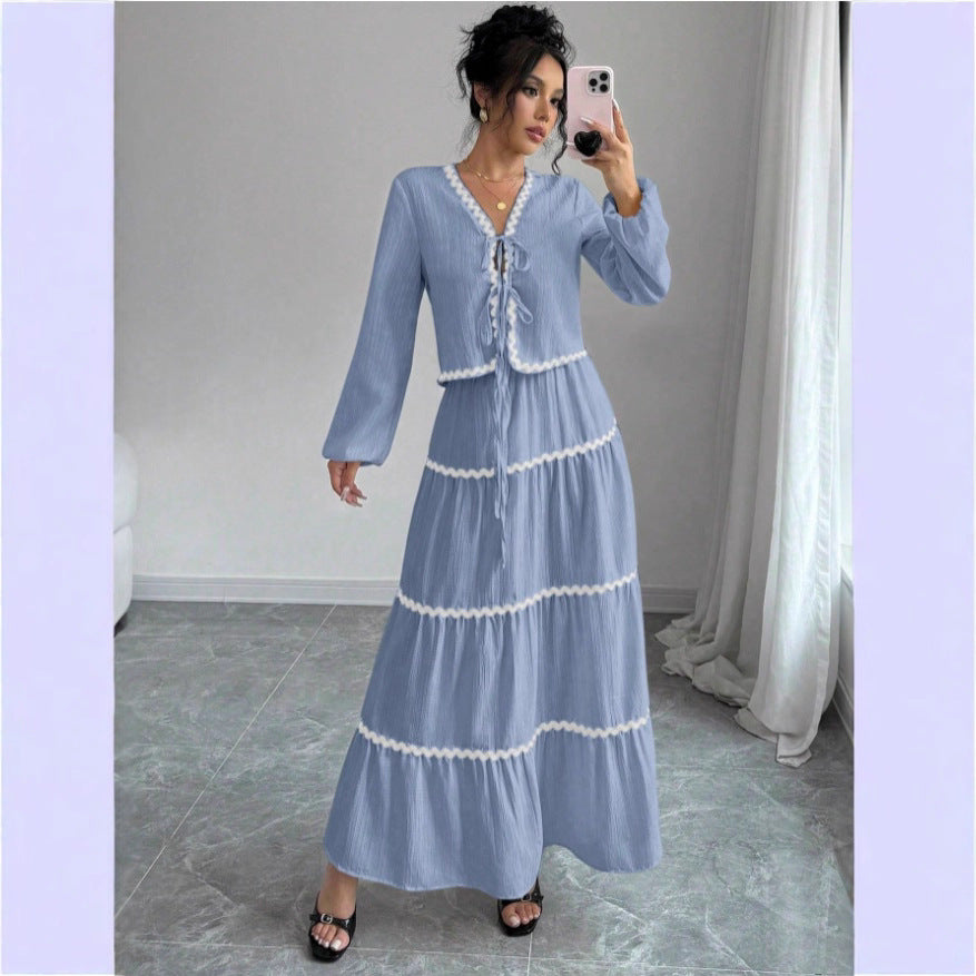 Damen Maxikleid Sovae