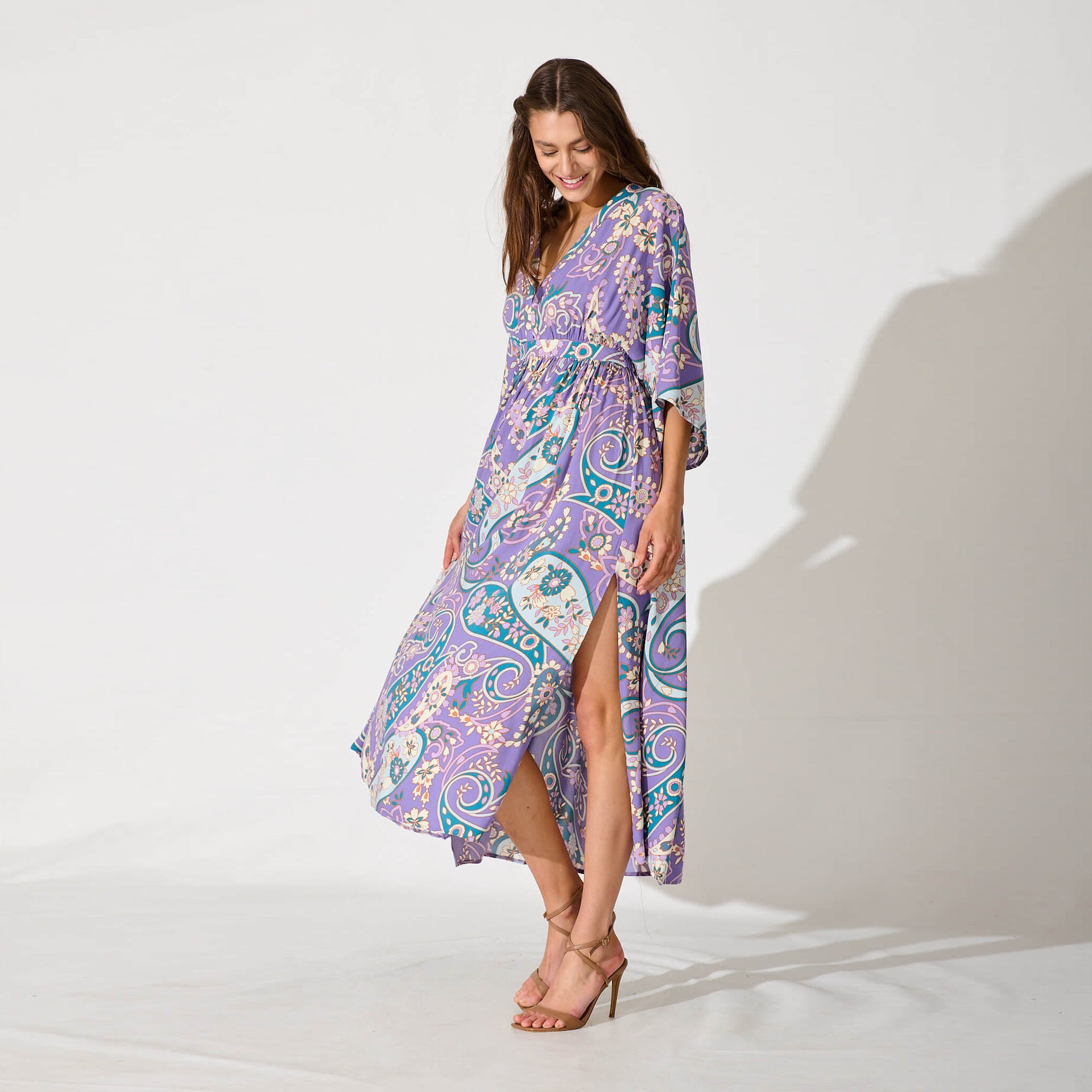 Damen Maxikleid Sovae