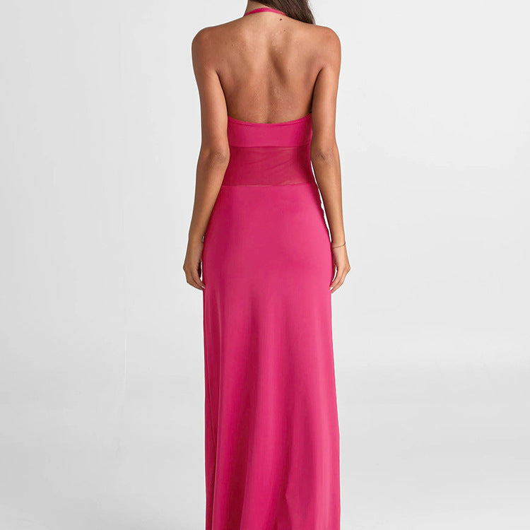 Damen Maxikleid mit raffiniertem Cut-Out und figurbetontem Design Sovae