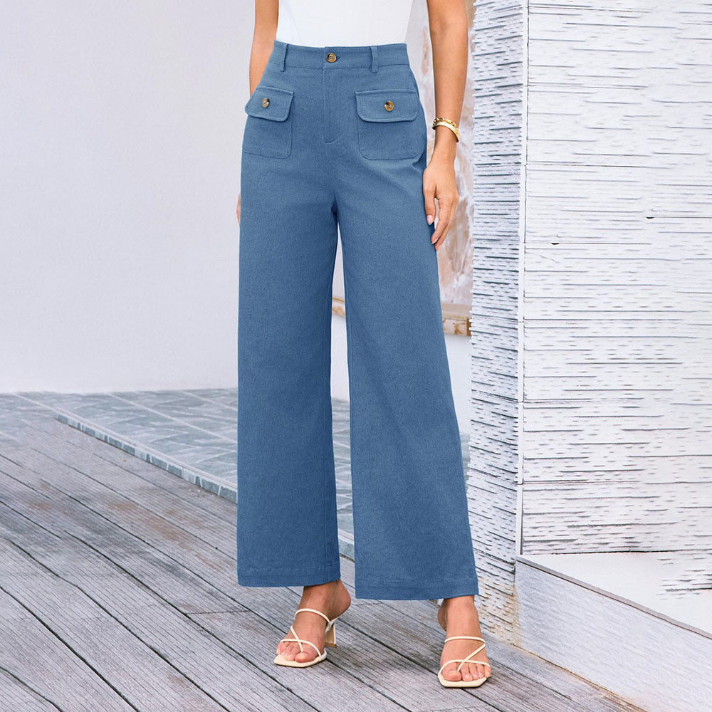 Damen Weitgeschnittene Cargo-Hose Sovae