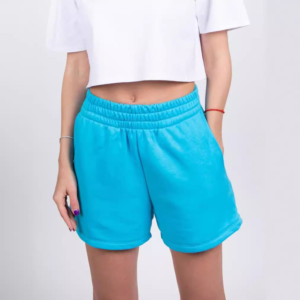 Damen bequeme und stylische Shorts mit elastischem Bund Sovae