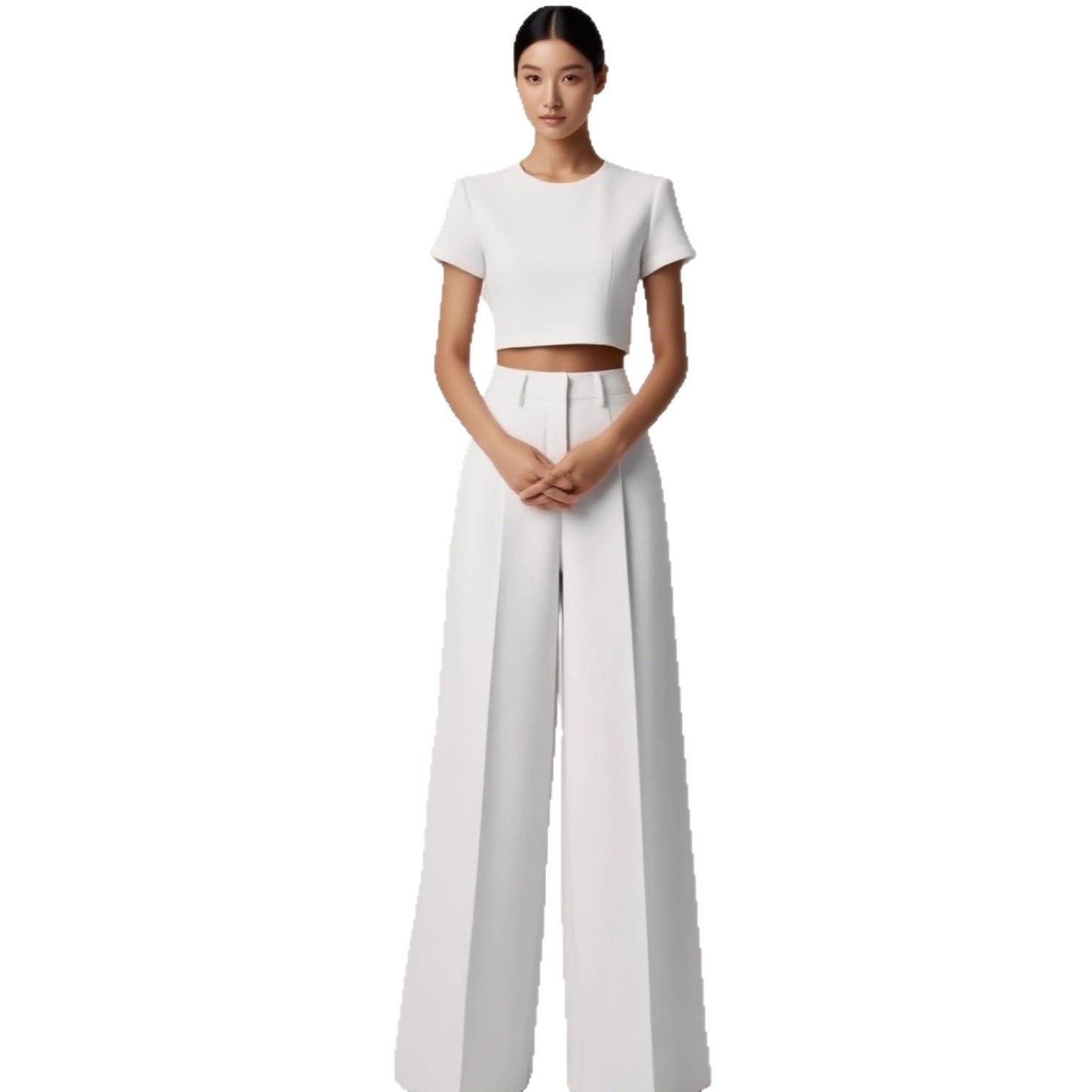 Damen Weitgeschnittene Culottes mit auffälligem Schleifen-Detail Sovae