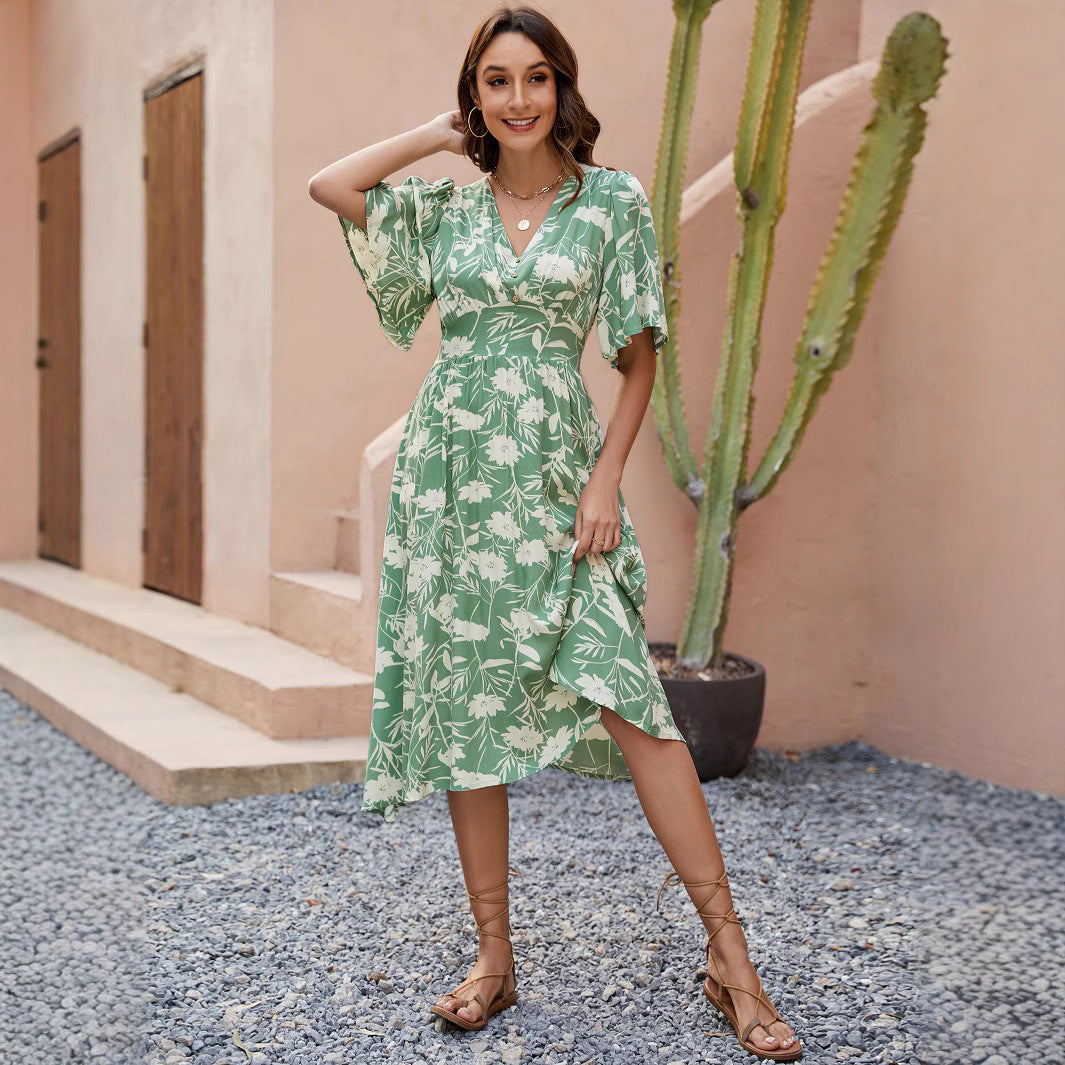 Damen Maxikleid Sovae