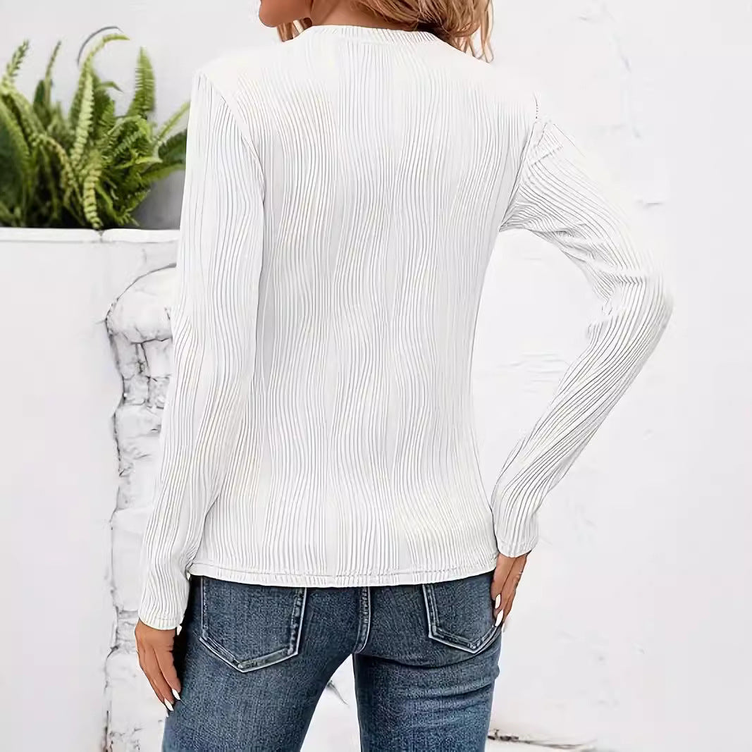 Damen Feinstrickpullover mit Rippstruktur Sovae