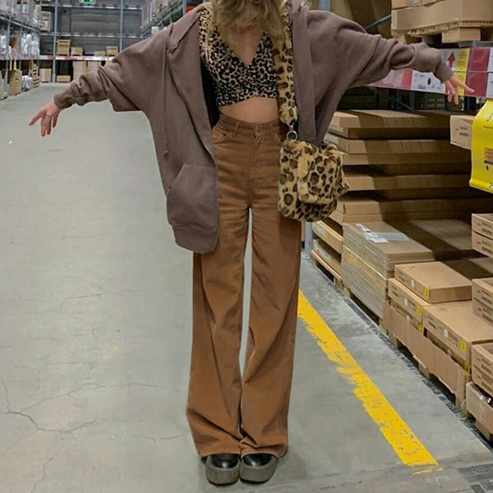 Damen weit geschnittene Jeans Sovae