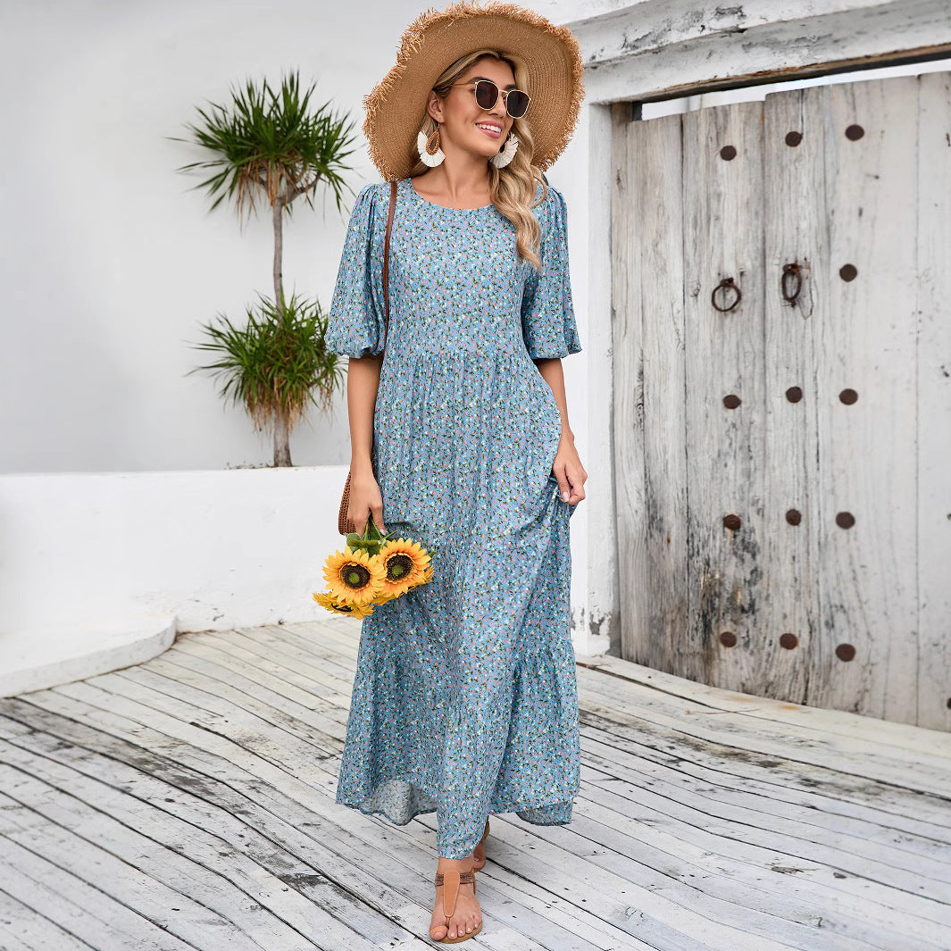 Damen Maxikleid Sovae
