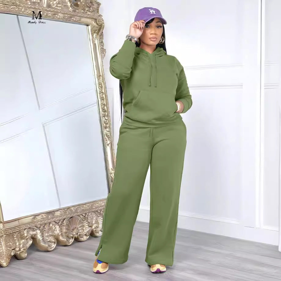 Damen entspannter Hooded Sweatsuit Sovae