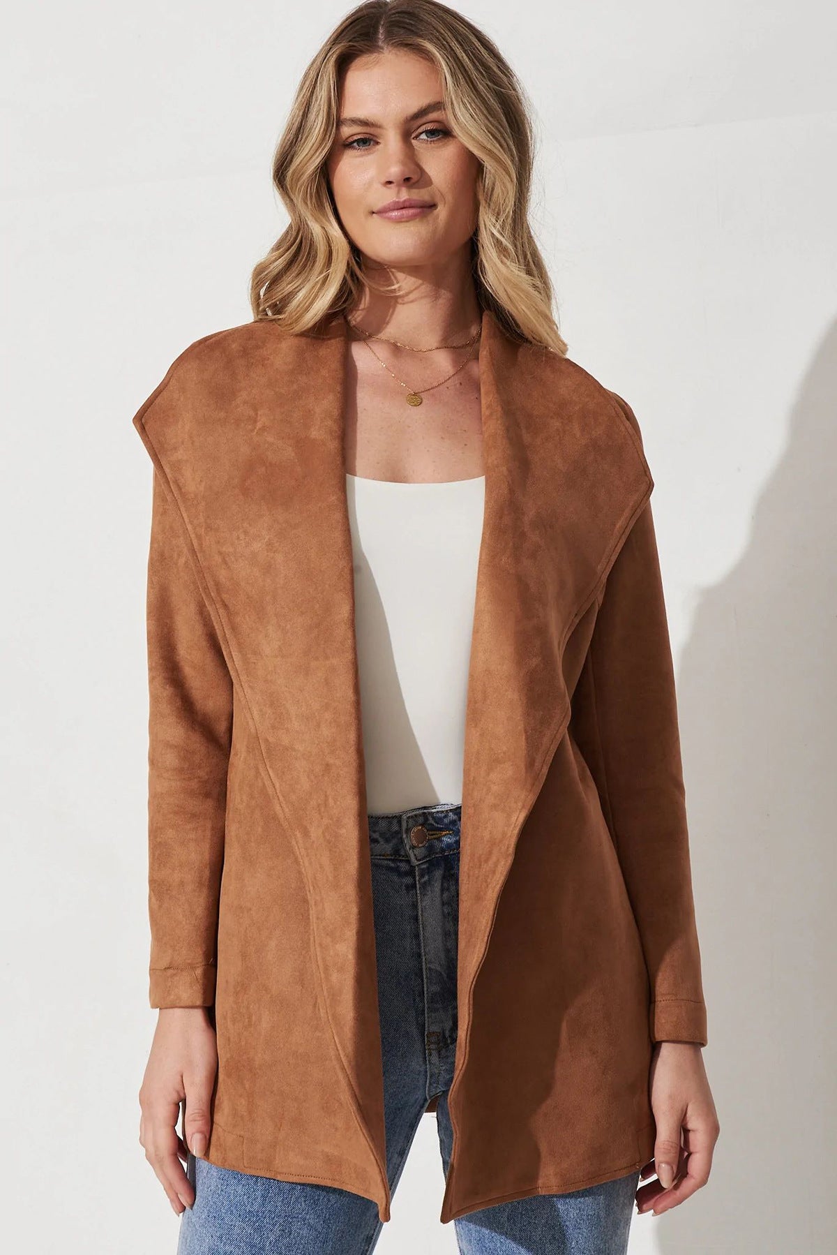 Damen elegante und bequeme Überwurfjacke Sovae