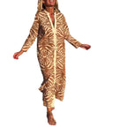 Damen eleganter Kimono-Cardigan mit exotischem Muster Sovae