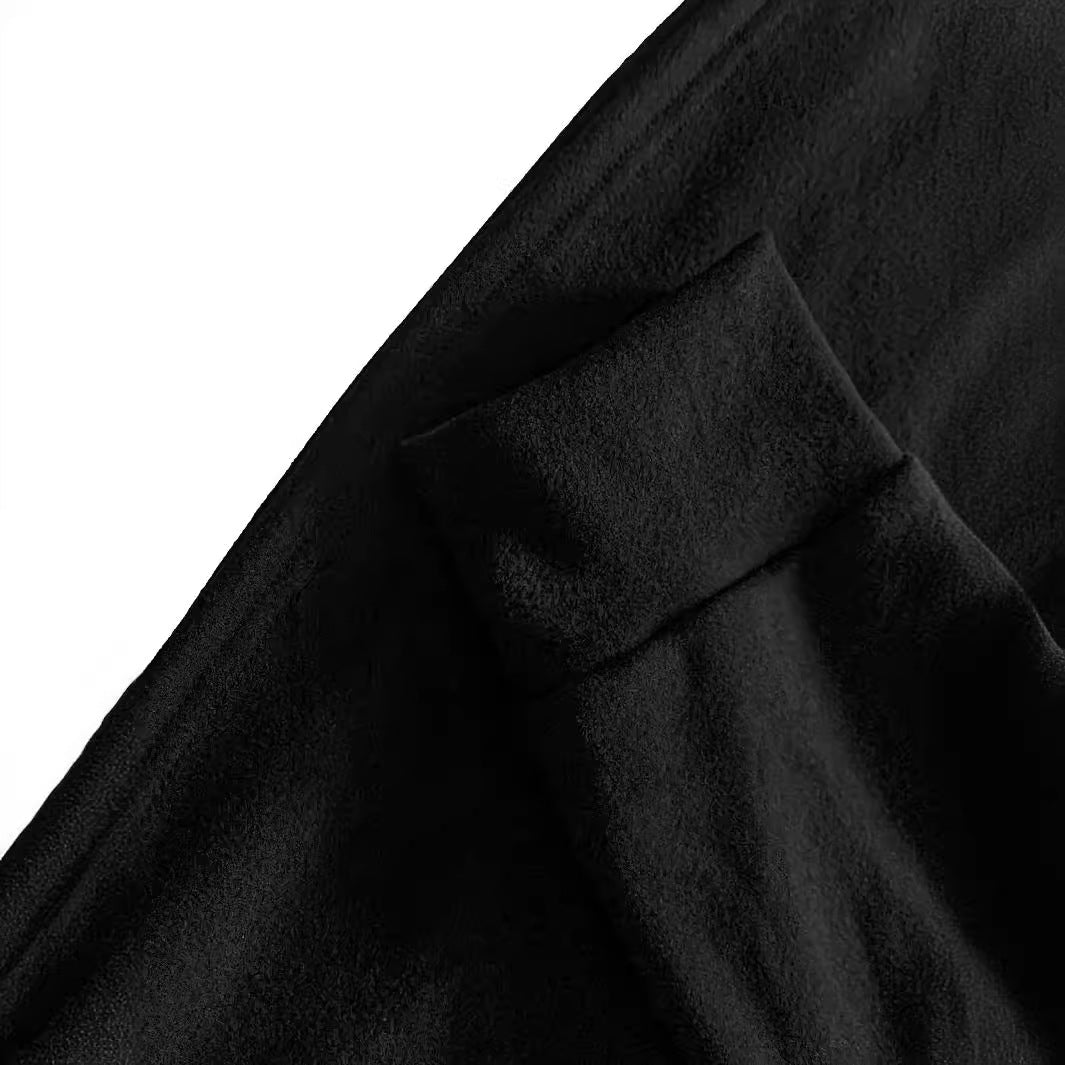 Damen Elegantes Maxikleid mit transparenten Ärmeln und hohem Schnitt Sovae