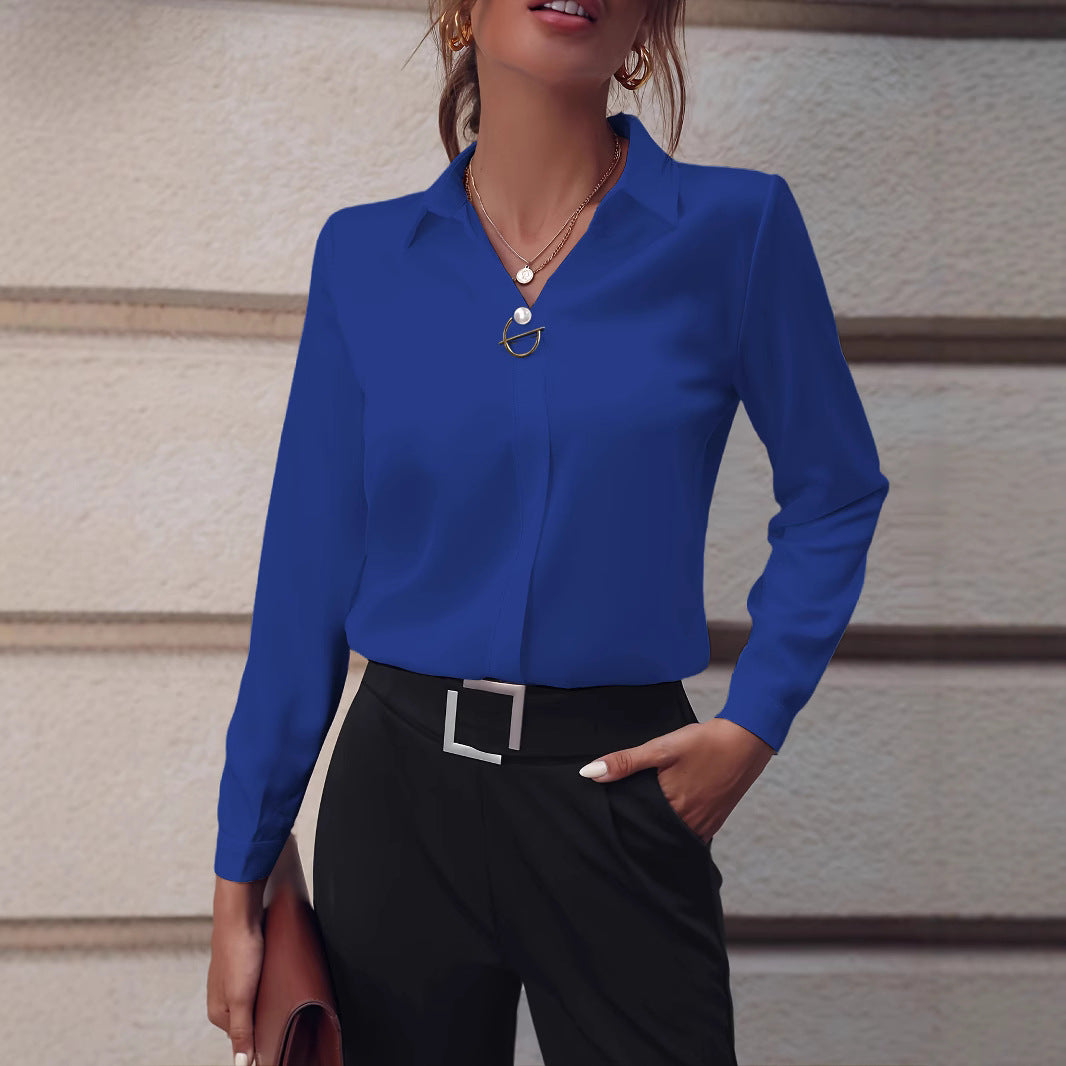 Damen elegante Bluse mit zeitlosem Design Sovae