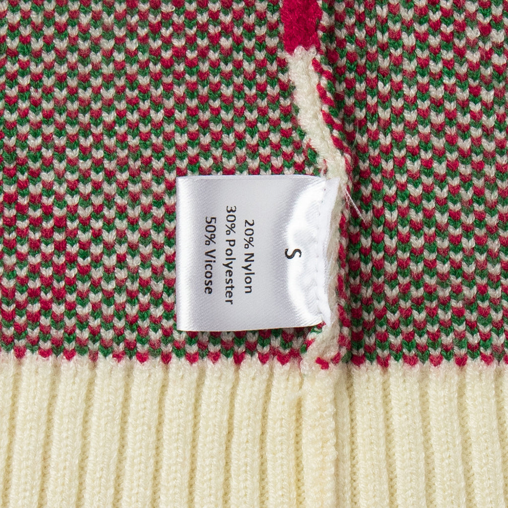 Damen Kuscheliger Strickpulli mit Kirschenmuster Sovae