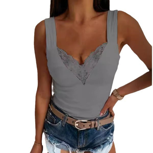 Damen Body mit Spitze Sovae