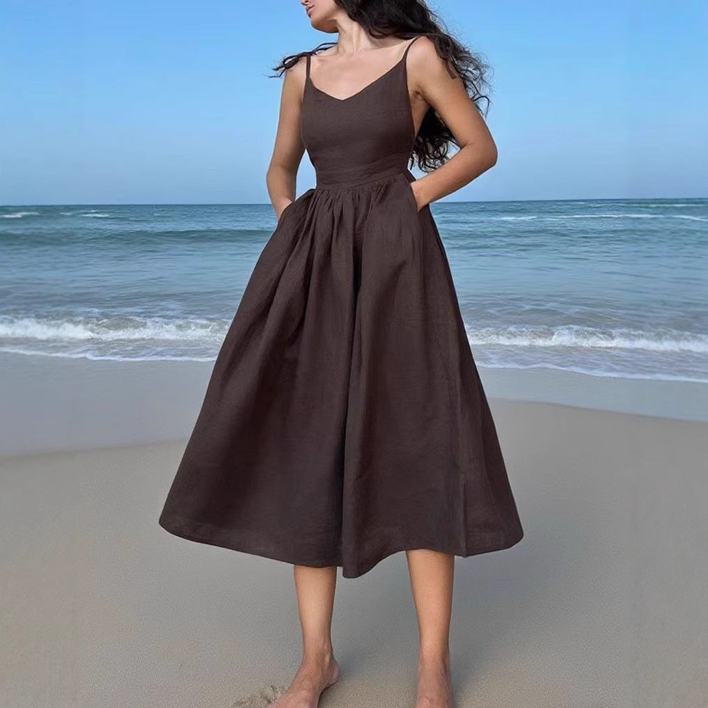 Damen Maxi-Kleid Sovae