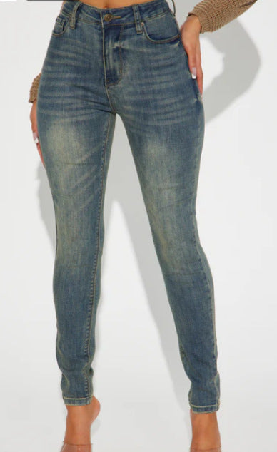 Damen Skinny Jeans Sovae
