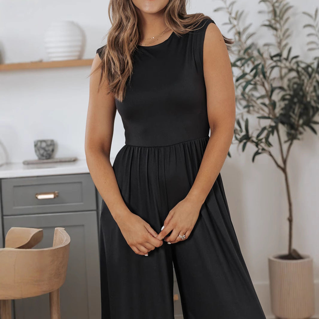 Damen Maxikleid mit eleganter Silhouette und fließendem Stoff Sovae