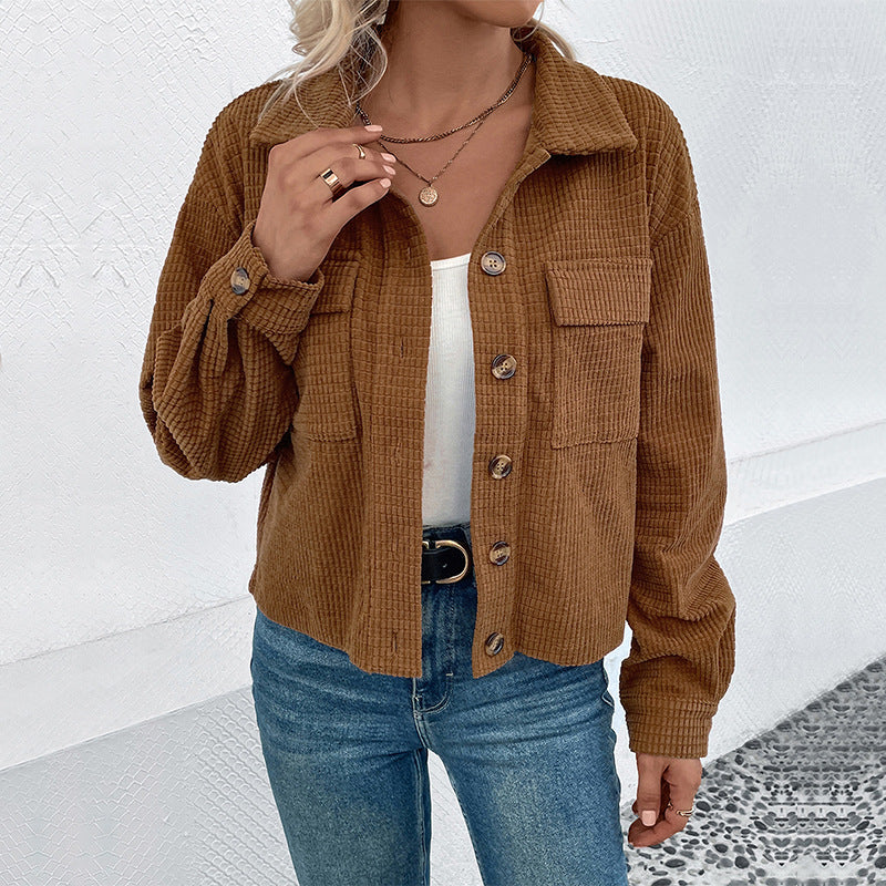 Damen leichte Kordjacke Sovae
