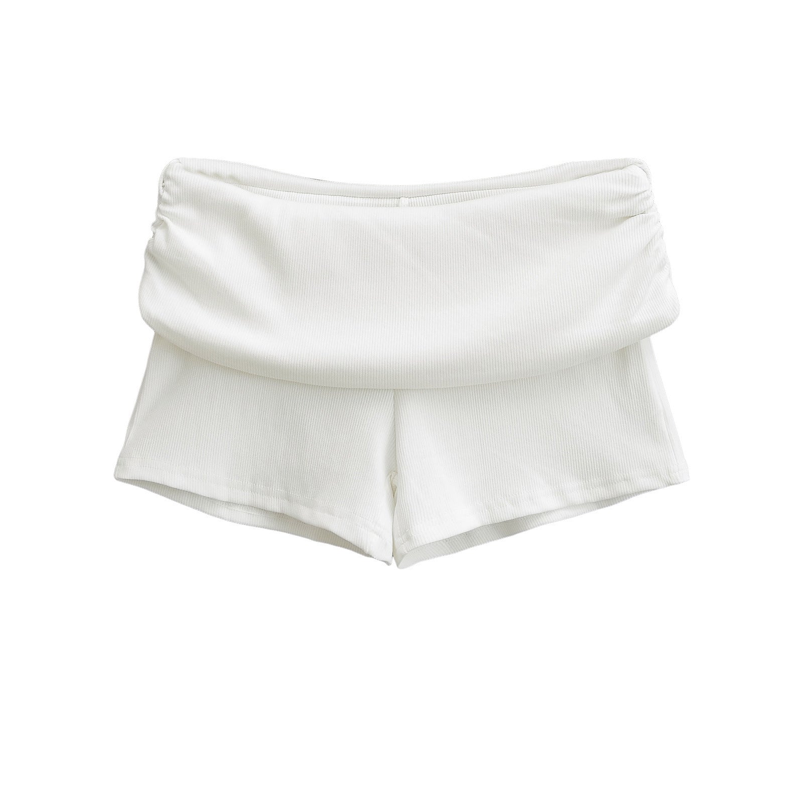 Damen Sportliche Jersey-Shorts mit breitem Bündchen Sovae