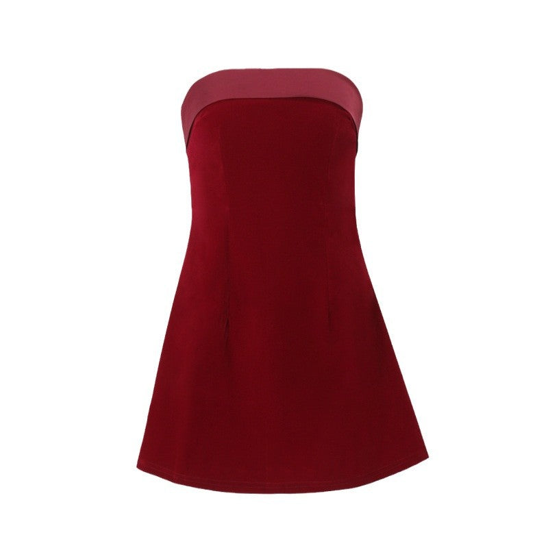 Damen Mini-Party Kleid Sovae