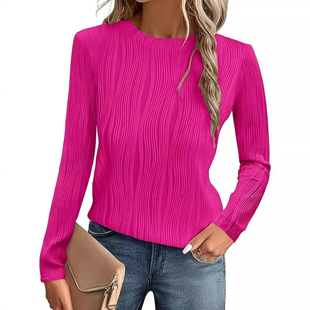 Damen Feinstrickpullover mit Rippstruktur Sovae