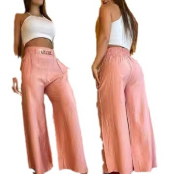 Damen weit geschnittene Sommerhose Sovae