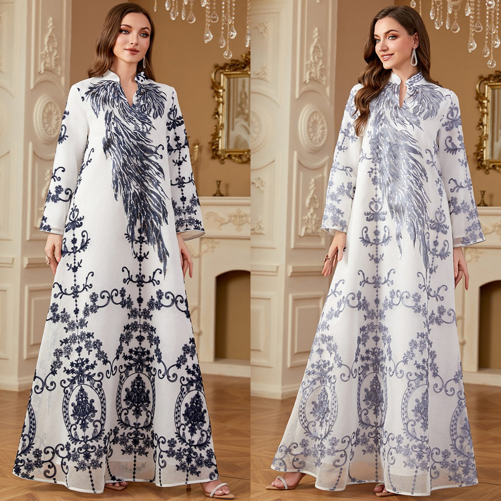 Damen Elegantes Maxikleid Sovae