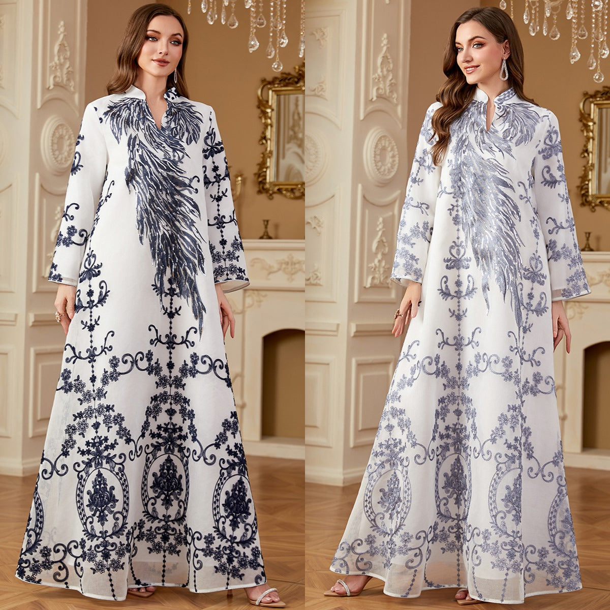 Damen Elegantes Maxikleid Sovae