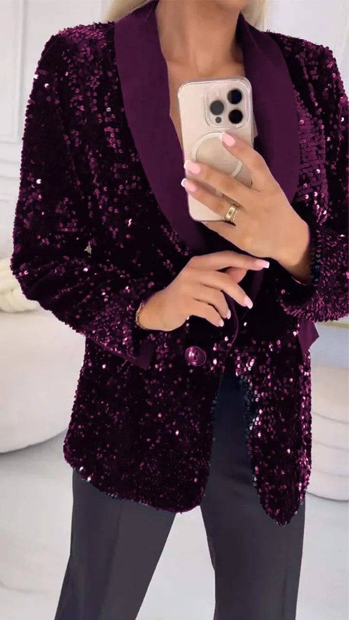 Damen Funktionsblazer mit Pailletten Sovae
