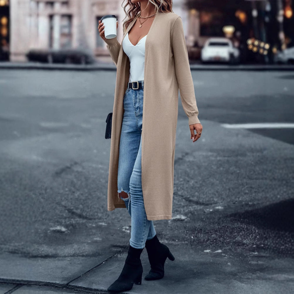 Damen Langstrickjacke Sovae