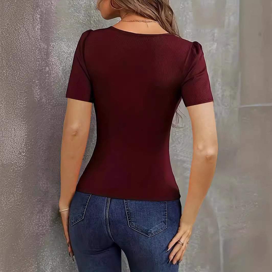 Damen Figuroptimierter Body mit V-Ausschnitt Sovae