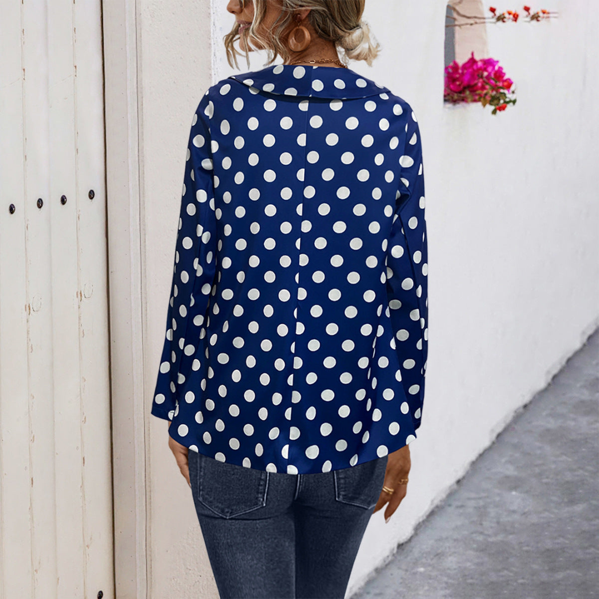 Damen Blazer mit modischem Punkte-Design Sovae