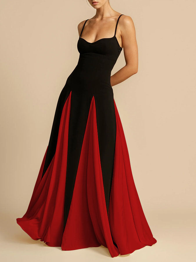 Damen Abendkleid mit fließendem Rock Sovae