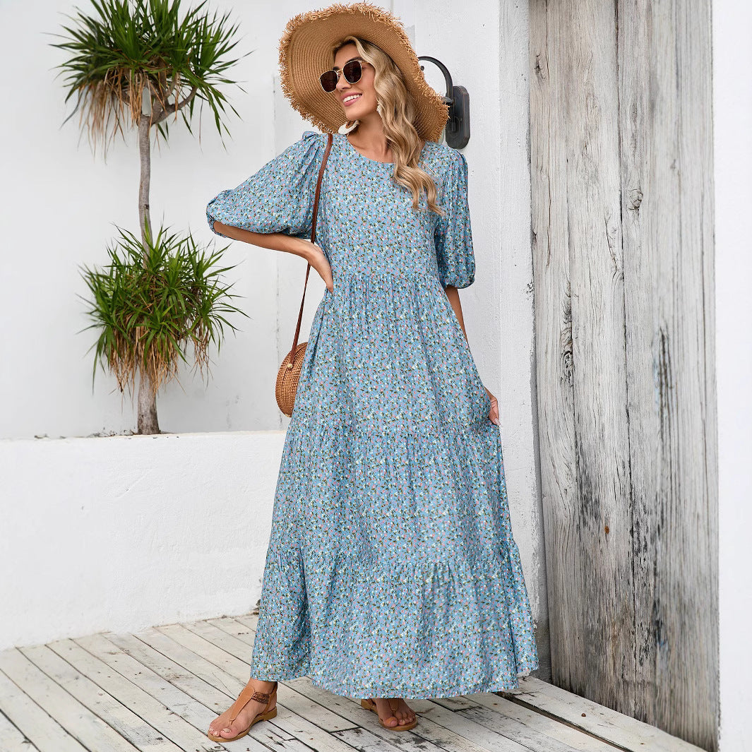 Damen Maxikleid Sovae