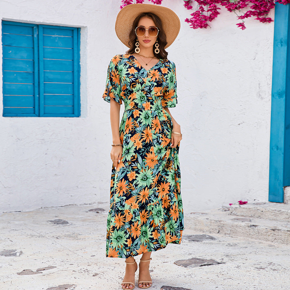 Damen Maxi-Kleid Sovae