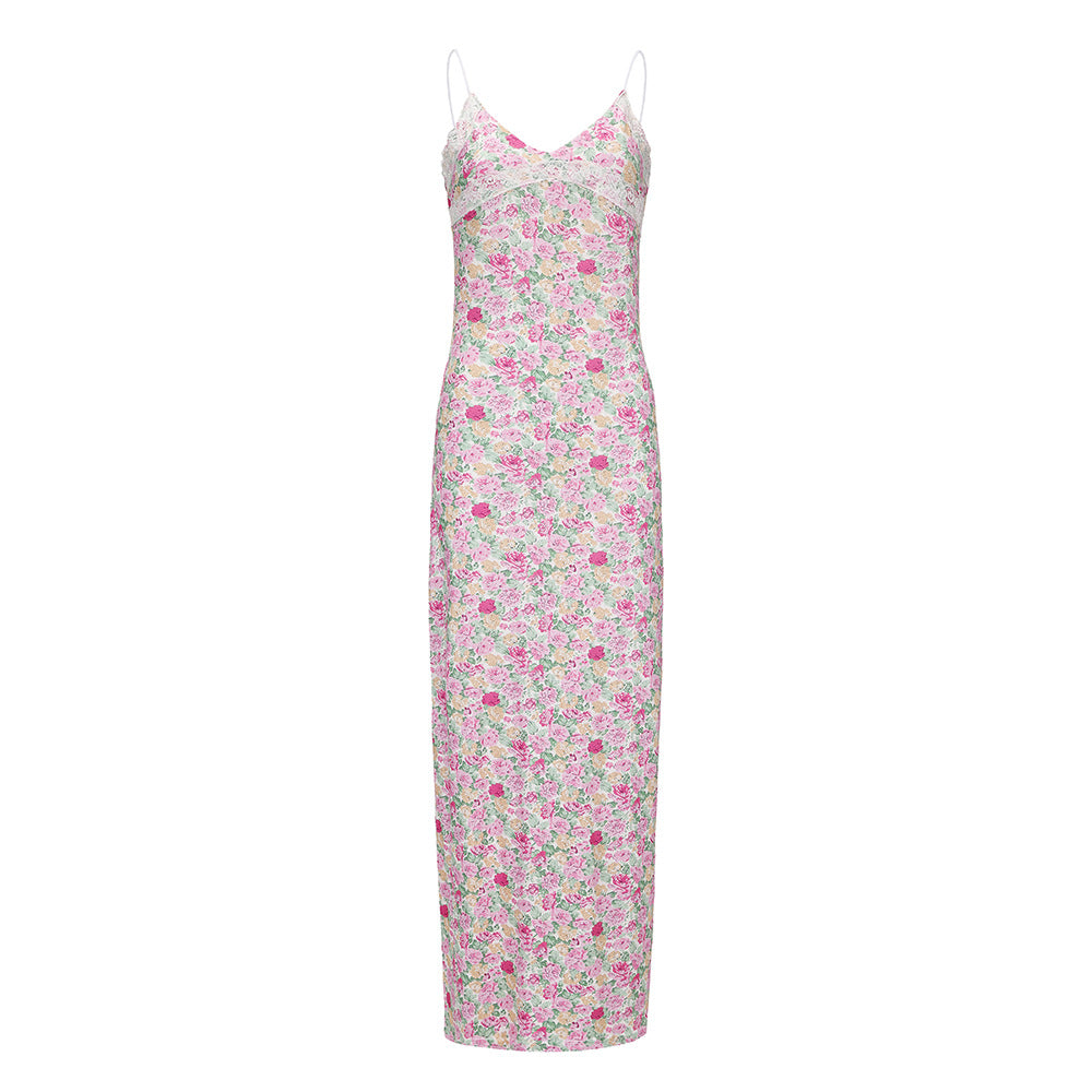 Damen Blütentraum Maxikleid Sovae