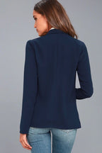Damen moderner Blazer mit asymmetrischem Schnitt Sovae