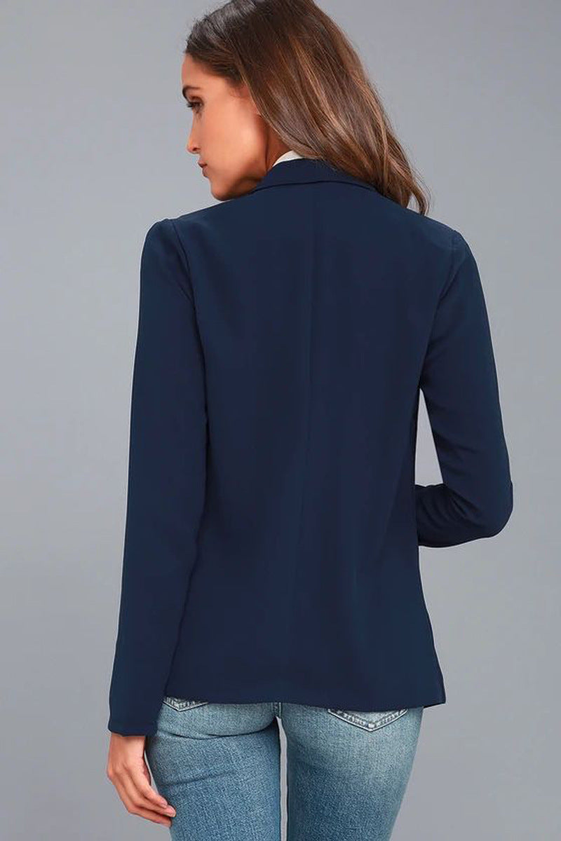 Damen moderner Blazer mit asymmetrischem Schnitt Sovae