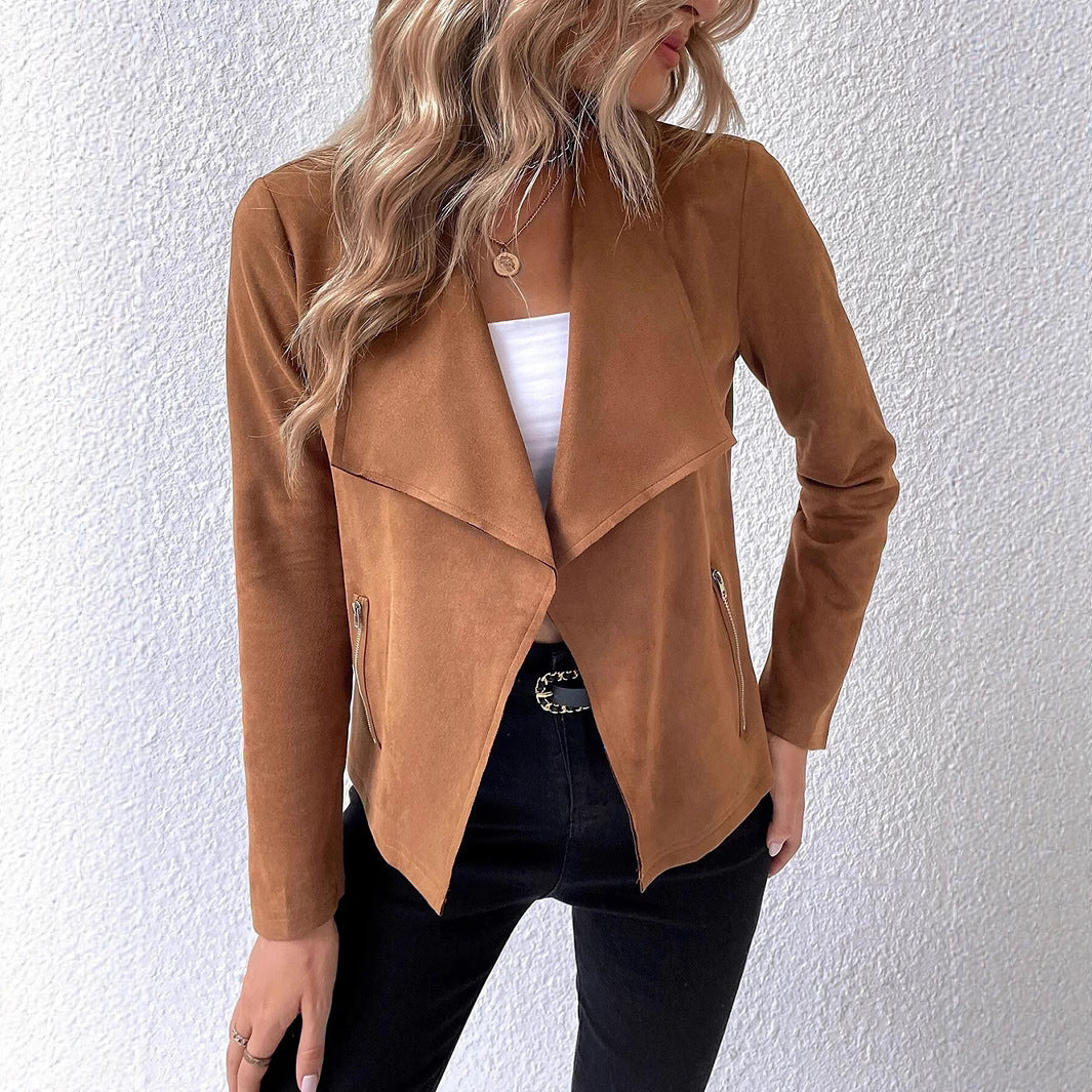 Damen angesagter Oversized-Blazer Sovae