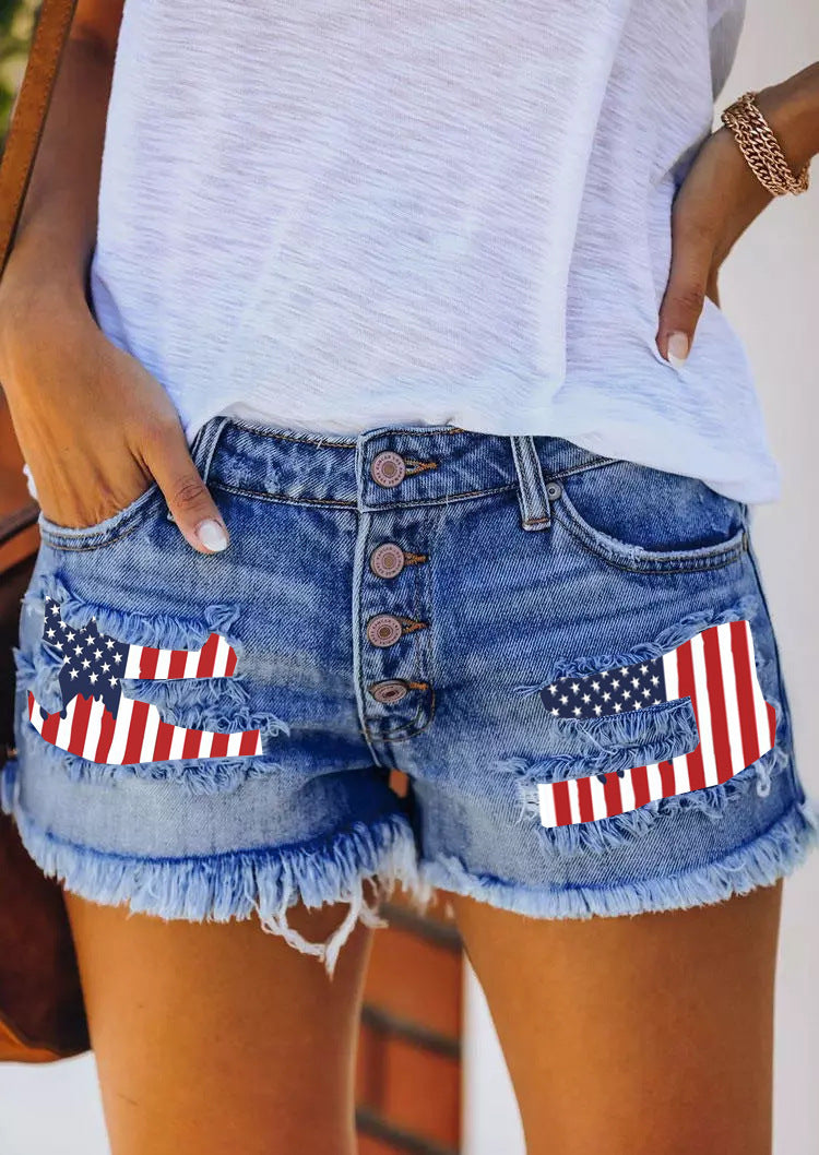Damen Jeansshorts Sovae