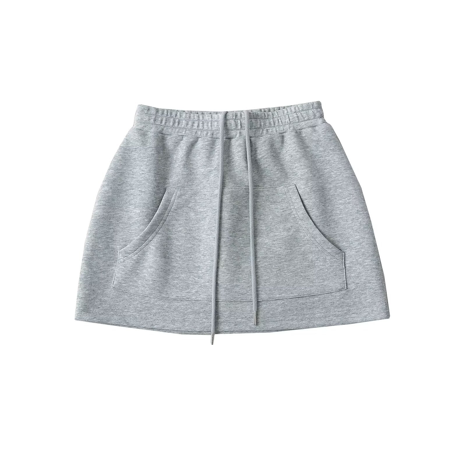 Damen Sweatrock mit elastischem Bund und praktischen Seitentaschen Sovae