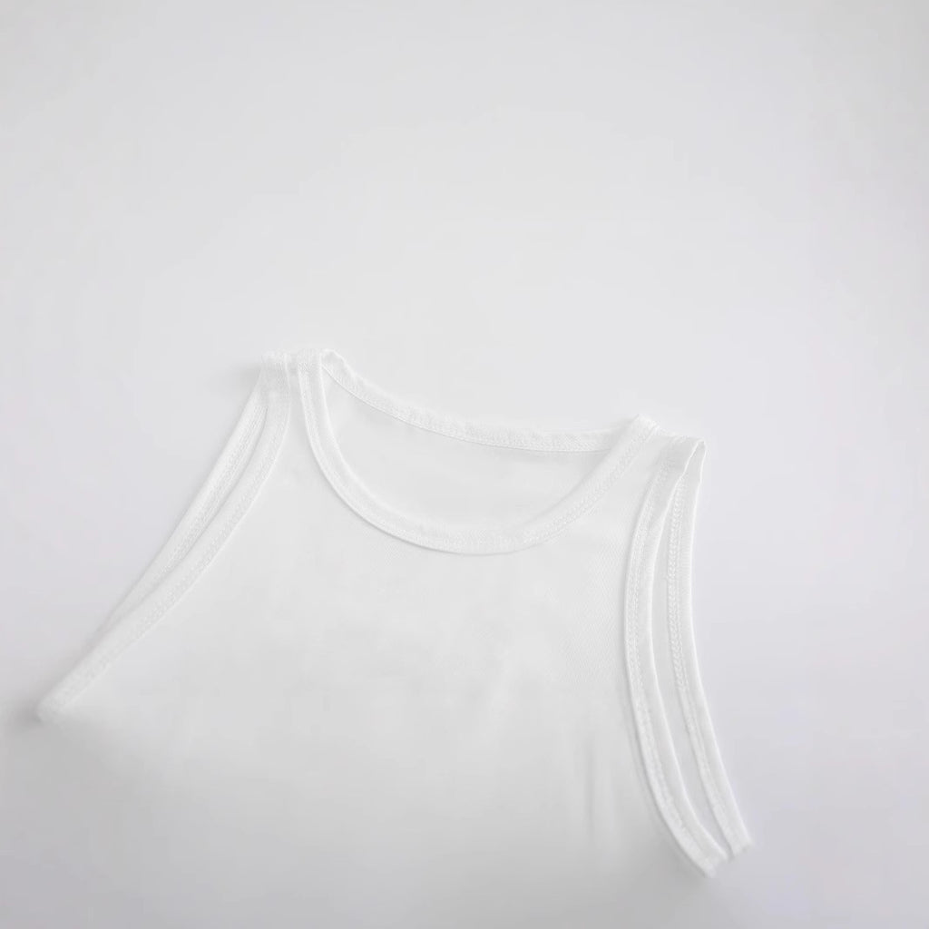 Damen Sportliches Crop-Top mit auffälligem Liebe-Druck Sovae