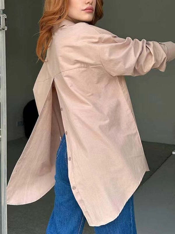 Damen lässige Hemdbluse Sovae