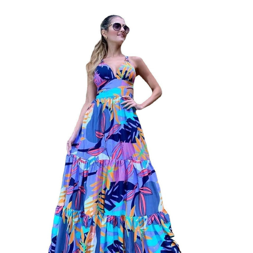 Damen Maxikleid Sovae
